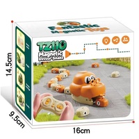 Jouet Serpent RC Interactif Magnétique Électrique, Robot Serpent Télécommandé, Jouet Éducatif STEM pour Enfants, Cadeau d'Anniversaire