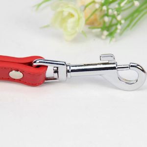 Correa de cuero para perro con diamantes de imitación, cuerda de mano para mascotas, cadena de adiestramiento, collar para gato y perro, cadena de arrastre, venta al por mayor - Product Image 3