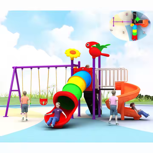 Aire de jeux pour enfants, équipement de glisse de bonne qualité, toboggan extérieur pour enfants, grand équipement d'<span class=keywords><strong>amusement</strong></span> extérieur - Product Image 4