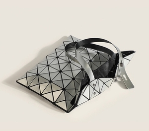 <span class=keywords><strong>Borsa</strong></span> Tote diamantata <span class=keywords><strong>borsa</strong></span> da donna a spalla singola borse geometriche per signora lucente Shopping Bag di grande capacità nero verde alla moda - Product Image 6