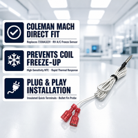 Capteur de température de remplacement pour climatiseur de camping-car Coleman Mach A3231, interrupteur de congélation, connexion rapide, précision 1°C pour les modèles 6797
