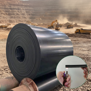 Sabuk konveyor pemotong kustom industri baru grosir terbuat dari poliester Karet Industri dan nilon untuk pemrosesan kerikil pasir - Product Image 3