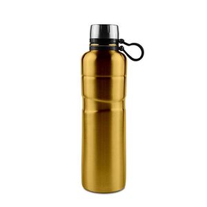 Bouteille d'eau isotherme portable en acier inoxydable de 500 ml à double paroi pour enfants avec poignée en silicone – Isolation thermique 12-24 heures - Product Image 2