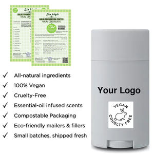 OEM Private Label deodorante organico di lunga durata antitraspirante in alluminio vegano naturale sbiancante corpo deodorante Femme Stick - Product Image 3