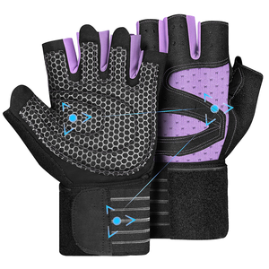 Guantes Deportivos Transpirables de Silicona para Hombre con Soporte para Muñeca, para Levantamiento de Pesas, Gimnasio, Ejercicio y Fitness - Product Image 2