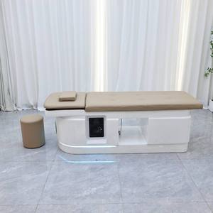 Lit de soin de luxe AY avec rangement intégré et éclairage LED, table de thérapie confortable pour les traitements de beauté en spa - Product Image 5