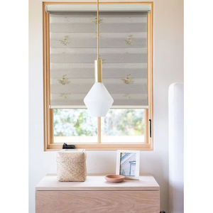 ستائر نوافذ بتصميم عصري ، بكرة تعتيم بطبقة مزدوجة ، ستائر حمار وحشي - Product Image 1