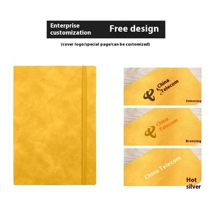 Tùy chỉnh A5 da mềm họp phút máy tính xách tay doanh nghiệp giấy bìa viết cuốn sách cho chương trình khuyến mãi - Product Image 4