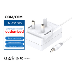 Adaptateur secteur 12V 1A AC/DC pour routeurs <span class=keywords><strong>TP</strong></span>-<span class=keywords><strong>Link</strong></span> et Huawei, prise UK, connexion par branchement, matériau PC, certifié CE, UKCA, ROHS - Product Image 1