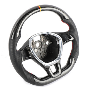Volant en fibre de carbone à fond plat pour VW MK7 <span class=keywords><strong>DSG</strong></span> <span class=keywords><strong>Golf</strong></span> 7 <span class=keywords><strong>Golf</strong></span> 7.5 <span class=keywords><strong>Golf</strong></span> <span class=keywords><strong>6</strong></span> POLO GTE <span class=keywords><strong>GTI</strong></span> GLD GTS GLI - Product Image 3