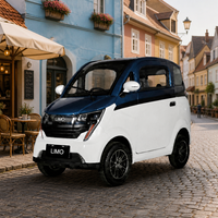 Voiture électrique miniature de haute qualité à 4 roues, cabine fermée, 2 places, voitures électriques entièrement fermées, scooters de mobilité entièrement fermés