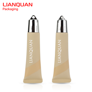 หลอดลิปกลอสพลาสติกสีชมพูขนาด 15 มล. สำหรับบรรจุภัณฑ์เครื่องสำอางแบบหลอดพร้อมสายคล้องลูกปัดสำหรับงานสกรีน - Product Image 5