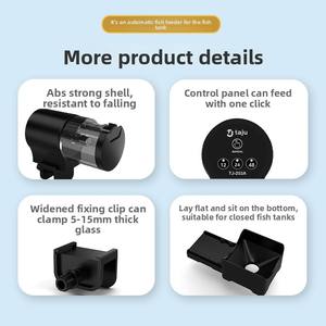 Taşınabilir pil ml kapasiteli çevre dostu 100-110 V ile 240 işletilen akvaryum balık besleyici üç zaman diliminde mevcuttur - Product Image 5