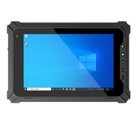 I87J Tablet PC industrial resistente de 8 pulgadas con escáner de código de barras IP67 Terminal impermeable NFC Windows 10 PDA