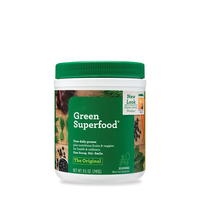 Amazon Hot Sale Green Superfood Powder Super Green Food Boost Energy Detox Enhance Health