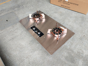 Double brûleur en acier inoxydable, portable, solaire/batterie/gaz/électrique, allumage électronique, double brûleur <span class=keywords><strong>Piano</strong></span> Cottura - Product Image 5