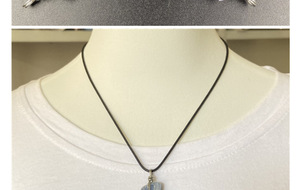 Pendentif en Pierre Naturelle Façonnée en Losange Irrégulier, Fait Main, Collier Promotionnel Multi-Occasions, Ornements en Gros - Product Image 6
