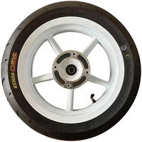 Kit de roues Supermoto de 12 pouces avec pneus tubeless Kenda Curve pour moto électrique tout-terrain et usage urbain
