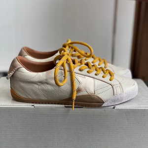 Nouveauté 2025 : Chaussures plates en toile de haute qualité pour hommes, style décontracté pour la marche en extérieur, et chaussures 'Dirty board' dorées tendance pour femmes. - Product Image 2