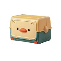 Boîte de rangement extra-large d'usine de source pour les jouets pour enfants Organisateur ménager pour vêtements de bébé Collations Rectangle Aluminium PP