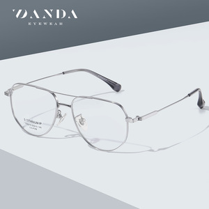 Gafas Danda Eyewear ST6219 Pilot con Montura Completa de Titanio, Anti Luz Azul, Unisex, Ligeras, Ópticas - Product Image 2