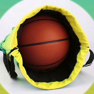 Custom Logo Waterproof Oxford Cloth Basketball Soccer Bag Bundle Pocket Lightweight Casual Sports Gym Drawstring <b>Backpacks</b> - Product Image 3