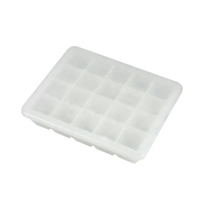 ถาดทำน้ำแข็งซิลิโคน 20 ก้อน ขนาดใหญ่ พร้อมฝาปิดกันรั่วแบบถอดได้ ถาดน้ำแข็งทรงสี่เหลี่ยม ปลอดสาร BPA - Product Image 5