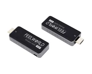 Feelworld wsp kit de extensor sem fio hdmi, transmissão estável de 164ft hd1080p