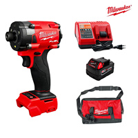 Kit de visseuse à chocs sans fil Milwaukee M18 FUEL 18V Brushless avec batterie 5.0Ah, chargeur, sac à outils, 140 Nm, OEM, vente en gros