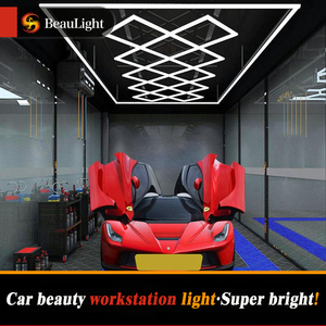 Công Nghiệp Chi Tiết Nhà Để Xe Xe Vẻ Đẹp Công Việc Kiểm Tra Sửa Chữa Đèn 80Mm Chiều Rộng 6000K Không Thấm Nước LED Nhôm IP65 Nhà Máy Giá - Product Image 3