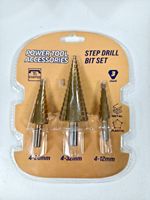 Foret étagé à rainure hexagonale HSS 4-12mm 4-20mm 4-32mm acier revêtu de titane pour bois métal trou Cutter outils de forage de noyau