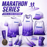 Camiseta Deportiva Personalizada Gahumi para Correr, Sublimada, Ligera, Transpirable, de Secado Rápido, para Maratón