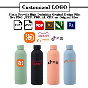 XD284 Customized Logo 500ml Double Wall Vacuum <b>Flask</b> Insulated Custom Tumbler Stainless Steel Water Bottles <b>Drink</b> Water Bottle - Product Image 2