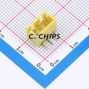 W2542100-3PY2123 Wire-to-Board Pin Header Bent Lead Through Hole,P=2.5mm Connector 1x3P 2.5mm Right Angle Insert XH - Product Image 1