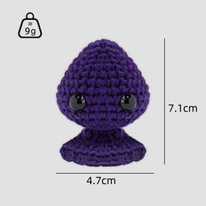 Nuevo Producto Transfronterizo EmotionalSupportPlug - Muñeca Divertida Tejida a Crochet y Hecha a Mano - Product Image 4