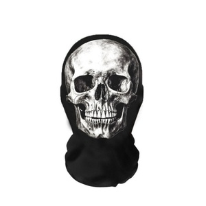 パーティーや休日のための面白いハロウィーンプリントスカルフルフェイス通気性バラクラバ - Product Image 1