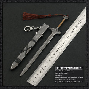 Porte-clés Conan le Barbare Atlante épée en alliage de zinc métal à collectionner Décoration de bureau Film Périphérique 22CM - Product Image 6