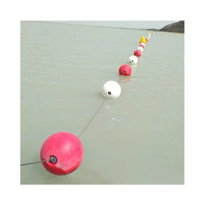 Đường Kính Nhỏ 9.84Inch Nước Đánh Dấu Cảnh Báo <span class=keywords><strong>Float</strong></span> Bóng Phao PE Vòng Chèn Bóng Với Năng Lượng Mặt Trời Ánh Sáng Hoặc Cờ Cho Hồ Sông - Product Image 6