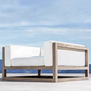 <span class=keywords><strong>Set</strong></span> Divano da Esterno in Teak Stile Nordico per Giardino e Patio, <span class=keywords><strong>Set</strong></span> Arredamento per Resort e Hotel - Product Image 4