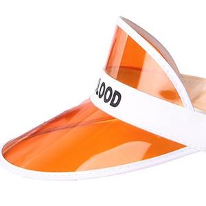 Chapeaux de Pvc de bonbons d'été transparents casquettes de <span class=keywords><strong>pare</strong></span>-<span class=keywords><strong>soleil</strong></span> multicolores réglables large Prim chapeau de publicité <span class=keywords><strong>personnalisé</strong></span> chapeau de <span class=keywords><strong>pare</strong></span>-<span class=keywords><strong>soleil</strong></span> en plastique - Product Image 4