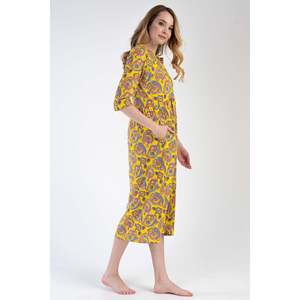 Robe courte en modal pour femme avec boutons et poches - SARI - SARI - Product Image 4
