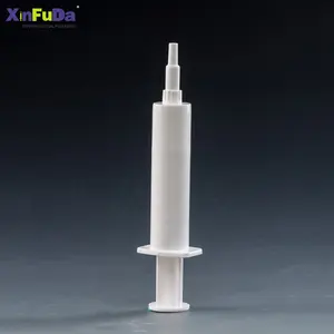 Jeringa de pasta de plástico para uso veterinario, inyector gratis de muestra de plástico, con impresión personalizada redonda, precio de fábrica, 10ml