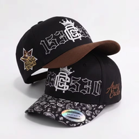 Gorra de Béisbol Deportiva para Hombre, Personalizada por el Fabricante, de 5 Paneles, con Bordado 3D, Estilo Snapback