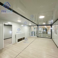 Casa Contenedor Prefabricada Expandible de Lujo Lista para Enviar, de 20 y 40 Pies, con 1, 2, 3, 4 o 5 Dormitorios, Portátil, en Venta