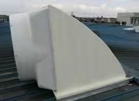 Ventilateur d'extraction de toit en fibre de verre FPR à coudière à 90 degrés, modèle 1460, pour fabricants industriels