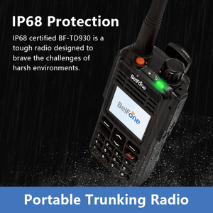 Walkie Talkie de mano con GPS profesional Belfone DMR, itinerancia automática, llamadas dúplex completas, protección IP68, rango de 0-10KM para - Product Image 2