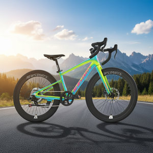 จักรยานเสือหมอบสำหรับเด็ก มีสินค้าในโรงงาน ขนาด 20 24 26 27.5 นิ้ว น้ำหนักเบา โครงอะลูมิเนียม เบรกดิสก์ สำหรับเด็กชายและเด็กหญิง - Product Image 6