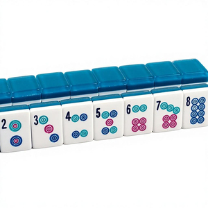 Juego de Mahjong Americano de Tres Capas de Acrílico, Marca [Nombre de la Marca], para el Hogar, con Herramientas de Fricción Manuales - Product Image 2