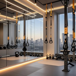 Miroir mural sans cadre en verre flotté transparent, grand format, design moderne et élégant pour la maison et la salle de sport, miroir décoratif sur mesure - Product Image 4