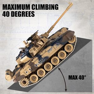 Vente en gros de chars télécommandés <span class=keywords><strong>RUS</strong></span> 1/18, char de combat militaire 2.4G avec fumée, lumière et son, modèle de véhicule militaire, jouet - Product Image 6